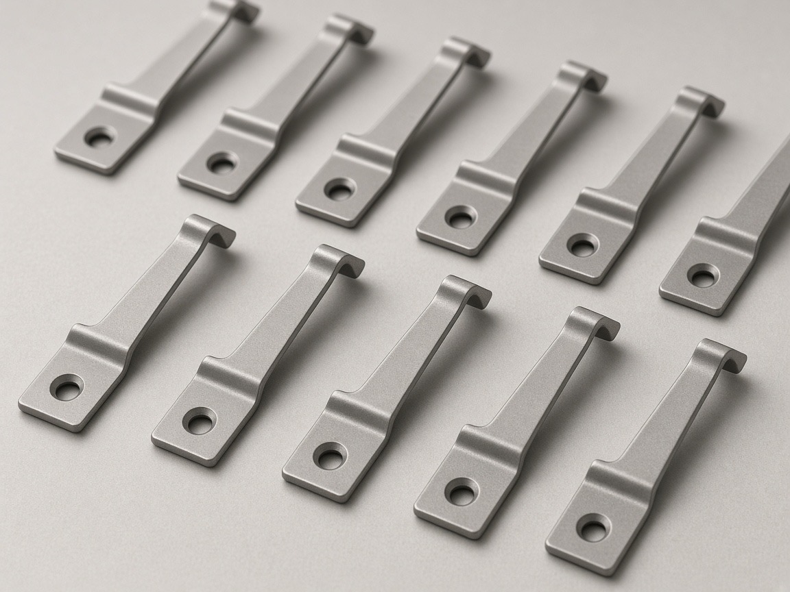 Grade 4 titanium spring contact clip